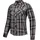 Rusty Stitches Liss V2 Motorradjacke Grau/Rot/Schwarz 38