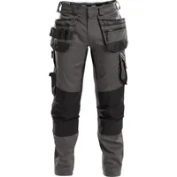 DASSY DASSY® FLUX mit Stretch und Kniepolstertaschen - anthrazitgrau/schwarz