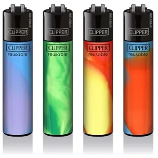 sunmondo Clipper Feuerzeug 4er Set: