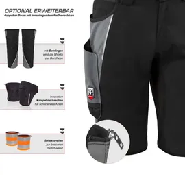 Grizzlyskin Shorts IRON schwarz/grau N42
