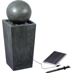 dobar Gartenbrunnen „Apollon“ mit Solar-Panel Wasserspiel Brunnen