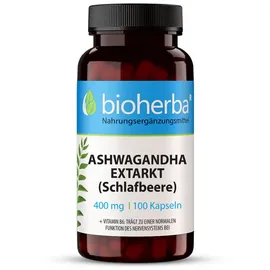 bioherba reichenbach gmbh ood BIOHERBA Ashwagandha Extrakt Kapseln 100 St.