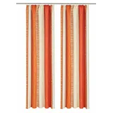 OTTO home Vorhang OTTO HOME "Gosen" Gr. 4, orange (terra), B:140cm H:245cm, Microfaser, Polyester, Gardinen, Gardine, Fertiggardine, 2er Pack