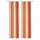 OTTO home Vorhang OTTO HOME "Gosen" Gr. 4, orange (terra), B:140cm H:245cm, Microfaser, Polyester, Gardinen, Gardine, Fertiggardine, 2er Pack
