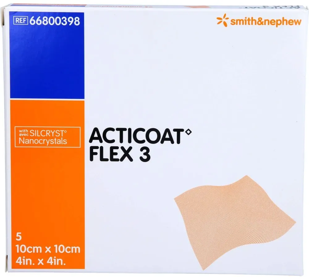 ACTICOAT Flex 3 10x10 cm Verband 5 St
