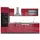 Vicco Küchenzeile R-Line 300 cm Rot Hochglanz