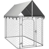 vidaXL Outdoor-Hundezwinger mit Dach 200x100x150 cm