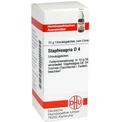 Staphisagria D 4 Globuli 10 g