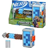 Hasbro NERF Minecraft Stormlander 3 NERF ab, enthält 3 Nerf Elite Darts, Spannhebel Mehrfarbig Einheitsgröße