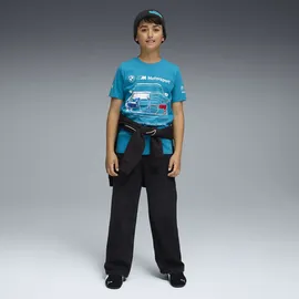 Puma BMW M Motorsport T-Shirt mit Autografik 152, Tropical Blue - 152