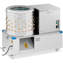 Wiesenfield 2-in-1 Rupfmaschine und Brühkessel 60 cm Silber