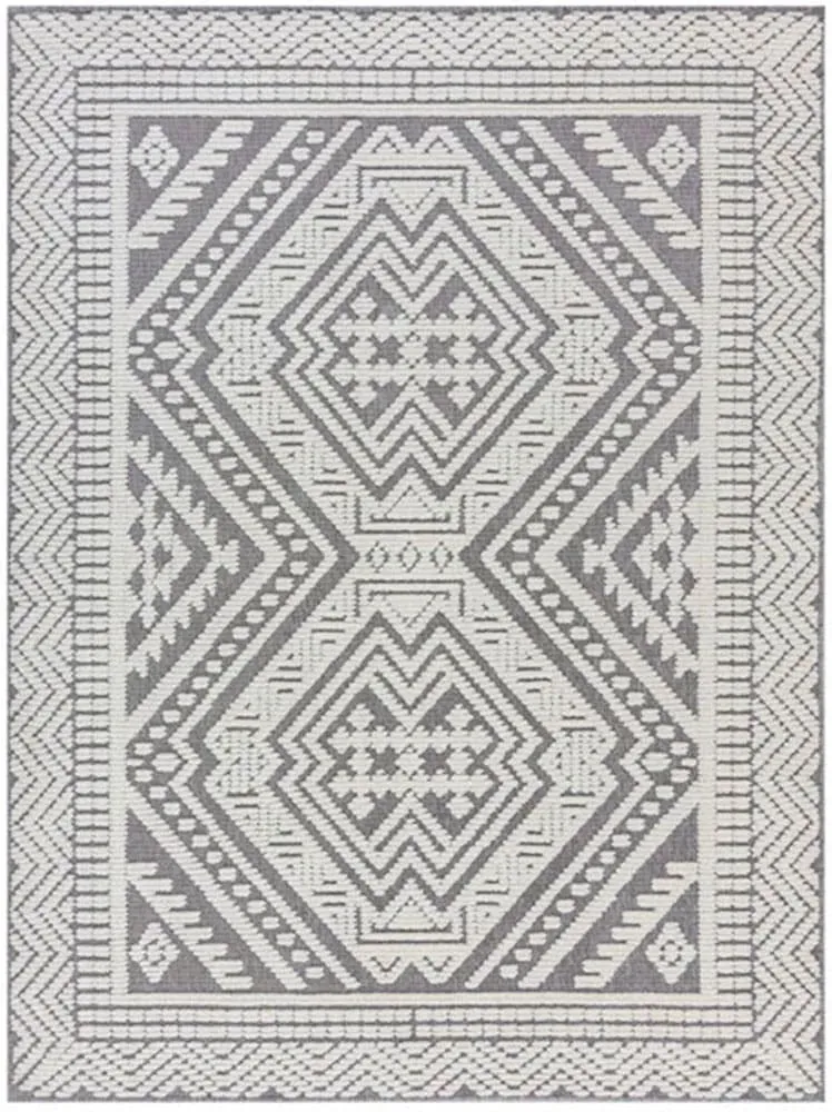 Teppich FLAIR RUGS "Jaipur", grau, B:160cm H:8mm L:240cm, Kunstfaser, Teppiche