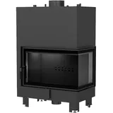 Kamineinsatz wasserführend kratki MBO 15 kW rechte Seitenscheibe rechts Feuerrau