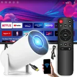 HD Mini Smart Beamer WiFi Heimkino Projektor LED Bluetooth 5 Android Retoo