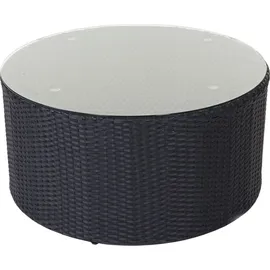MCW Polyrattan Lounge-Set Luxus XXL anthrazit/grau