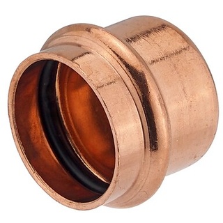 Press-Kappe - 18 mm - für Kupferrohre - DVGW-zertifiziert - für V- & M-Kontur