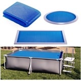 Vicco OK-Living Solarfolie Pool blau, Solarabdeckplane 300x200 cm robuste 400μ My Solarplane,