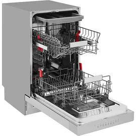 Bauknecht BSUO 3O33 PF X Einbau-Geschirrspüler (unterbaufähig, 448 mm breit, Edelstahl)