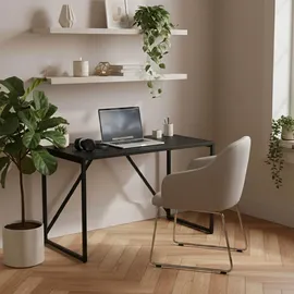 Oviala Schreibtisch L120 cm Schwarz