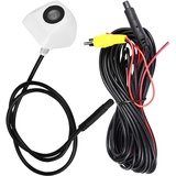 Gorgeri Fahrzeug-Rückfahrkameras Auto Rückfahrkamera Auto CCD Rückfahrkamera Backup-Parkplatz Nachtsicht-Rückfahrkamera Wasserdicht(Weiß),Kabel rückfahrkamera 8m