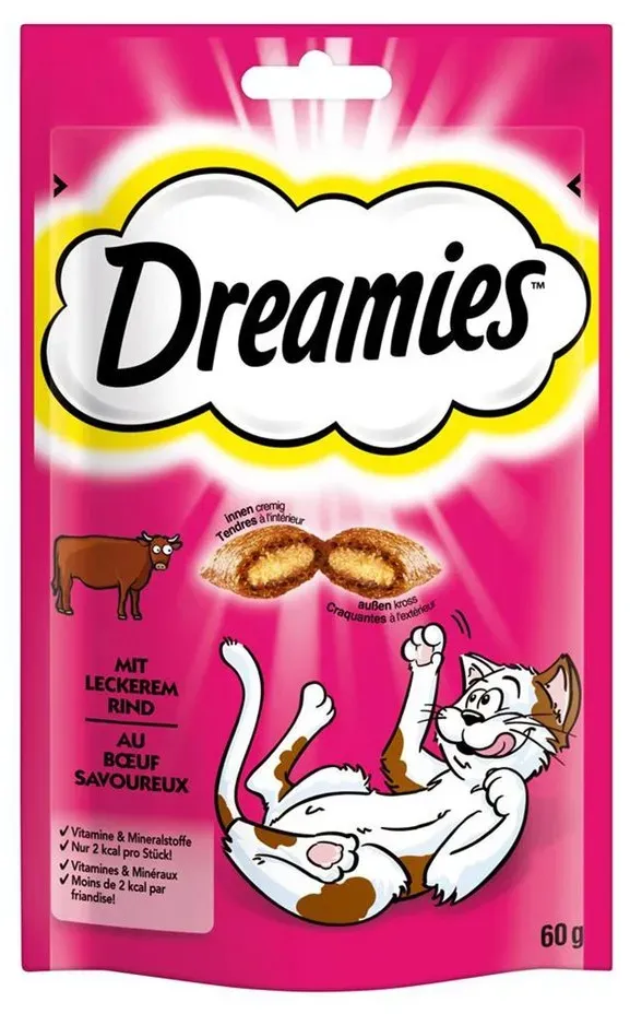 DREAMIES Klassiker mit leckerem Rind 6x60g