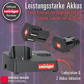Heiniger Saphir Style Kleintierschermaschine, 2 Akkus
