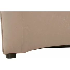 DOMO collection Sessel Elva Kunstleder 99 x 84 x 82 cm Beige mit Federkern