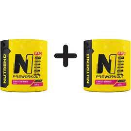 NUTREND N1 Pro Pre-Workout Waldbeere Pulver 300 g