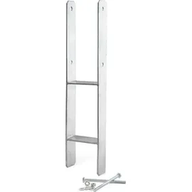 XPOtool Zaunpfosten 71 x 600 mm Stahl feuerverzinkt