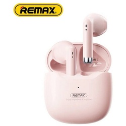 Remax TWS-19 5.3 Kopfhörer mit Ladecase für Smartphone (Schwarz) Bluetooth-Kopfhörer (Bluetooth, Touch Control, Wireless, Bluetooth, Stereo-Musik, Musikspiel dauer: 5h, Funktion: Für Video Spiel,Für Handy,Hifi Kopfhörer,Sport, Vocalism Prinzip: Dynamische, Wireless) rosa