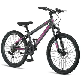 Licorne Thunder 24 Zoll RH 40 cm Anthrazit/Rosa