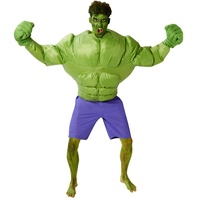 Rubie's offizielles Marvel aufblasbar Hulk, Kostüm für Erwachsene - Einheitsgröße