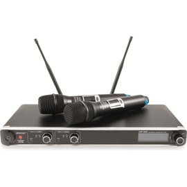 Omnitronic UHF-302 2-Kanal-Funkmikrofonsystem 823-832/863-865MHz