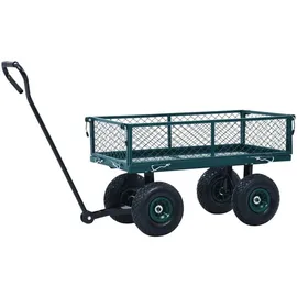 vidaXL Bollerwagen Gartenwagen grün