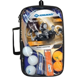 Tischtennis Set Hobby für 4 Spieler, 4 Schläger mit 5 Bälle in Tasche