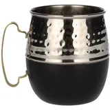 APS Moscow Mule Becher Edelstahl schwarz 0,5l