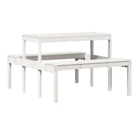 vidaXL Picknicktisch 110x134x75 cm Massivholz Kiefer