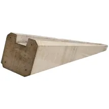 Beckers Betonzaun Zaunpfosten 11,5 x 298 cm Betongrau