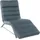 W.Schillig Relaxliege daily dreams Leder/Polyester 75 x 91 x 170 cm Blau mit Kissen
