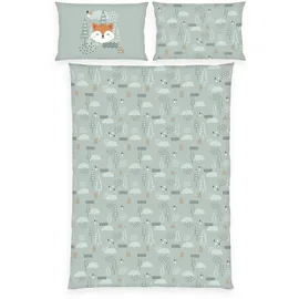 Baby Best Babybettwäsche babybest Nordic Forest, Flanell, 2 teilig, mit tollem Wendemotiv bunt