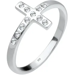 Elli Blogger Kreuz Kristalle 925 Silber 52 Damen 