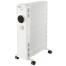 Midea NY1507-20M Öl-Radiator (1500 Watt, Raumgröße: 10 m2) - Weiß