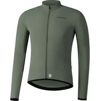 Shimano VERTEX Thermal Long Sleeve Jersey, Army Green