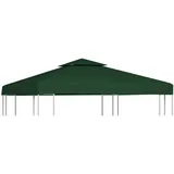 vidaXL Pavillon-Ersatzdach 310 g/m2 Grün 3x3 m