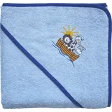 Wörner Kapuzenhandtuch Kapuzenbadetuch "Arche", Frottier (1-St), Walk-Frottier Uni blau