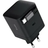 Trust Maxo EU USB Ladegeraet 65 W und einziehbarem Ladekabel,