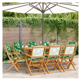 vidaXL Gartenstuhl 51 x 51 x 91 cm grün 8 St.
