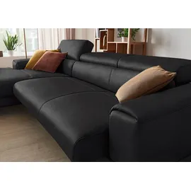 W.Schillig Eckcouch Mikrofaser 3-Sitzer Grau
