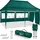 tillvex Faltpavillon 3 x 6 m inkl. 3 Seitenteile Grün