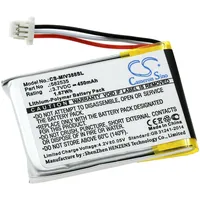 Powery Akku für Mio Typ (1ICP6/26/36), 3,7V, Li-Polymer